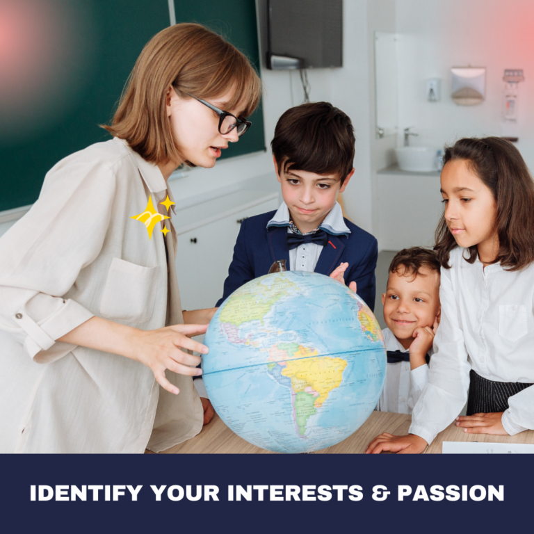 Identify your interests & passion
